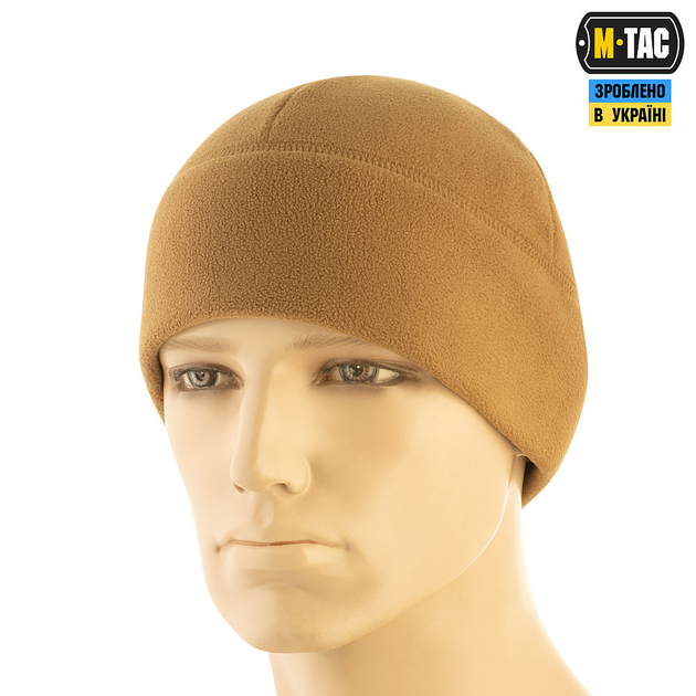 Шапка M-Tac Watch Cap Elite флис (320г/м2) Coyote Brown S - изображение 1