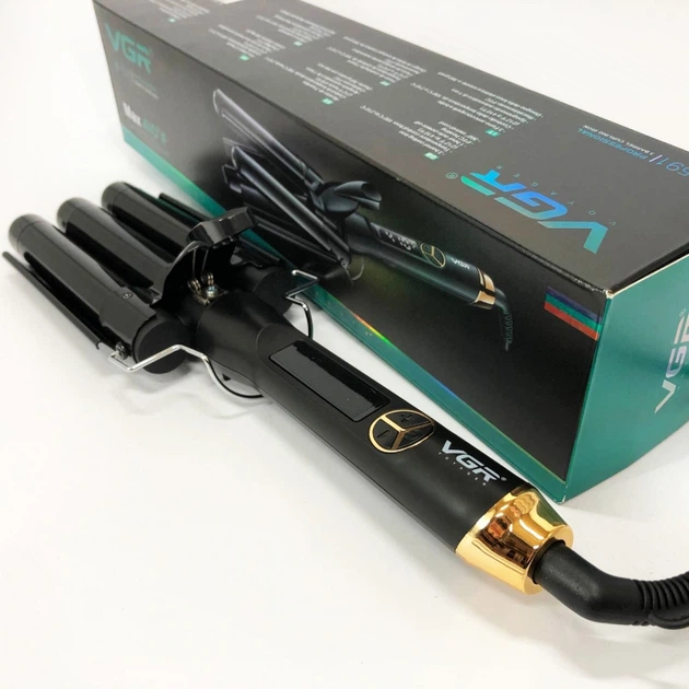Плойка потрійна VGR V-591 / три хвилі / діаметр 25 mm / 125W - зображення 8
