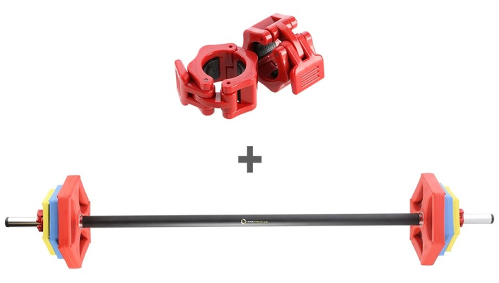 Sztanga Fitness HMS Premium SBP21 20 kg (5907695592177) - obraz 5