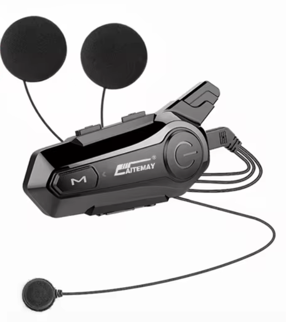 Bluetooth мотогарнітура Q Sound Moto CVC E1 інтерком 1000м (Soft) - Фото 3 Bluetooth мотогарнітура Q Sound Moto CVC E1 інтерком 1000м (Soft) - зображення 3