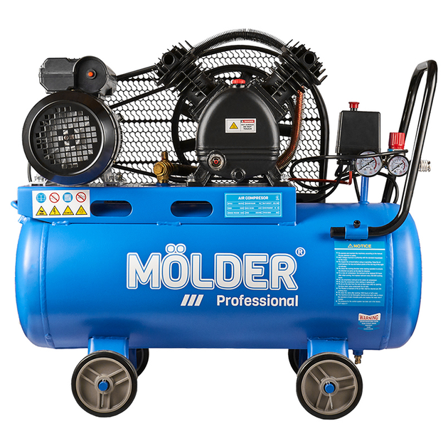 Компрессор воздушный Molder с ресивером 50л, 202л/мин, 1500Вт MA31520 ...