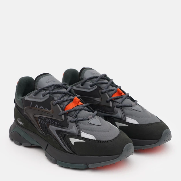 AT LAST＆CO.　Lot 801 Мужские кроссовки Lacoste 748SMA0062-Z83 44 (T9.5) 27.8 см Blk/Org