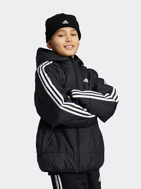 Підліткова демісезонна стьобана куртка для хлопчика Adidas J Ess 3S Pad IV9512 140 см Чорна від Rozetka на платформі USKIDKA Акція на Підліткова демісезонна стьобана куртка для хлопчика Adidas J Ess 3S Pad IV9512 140 см Чорна від Rozetka