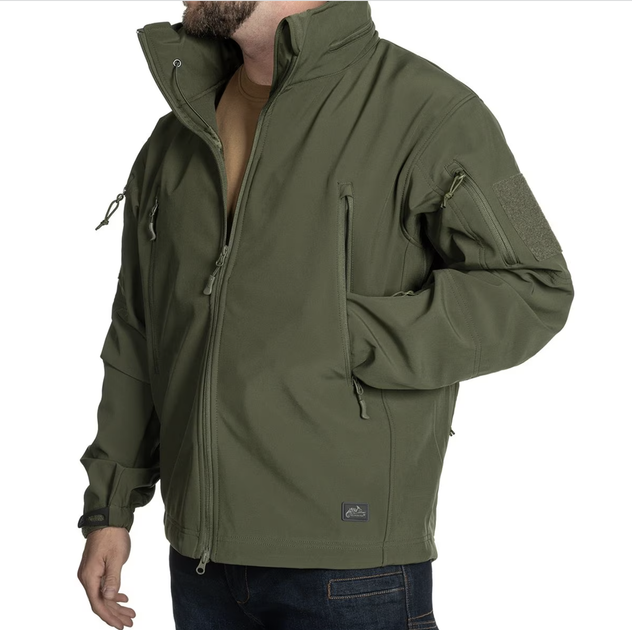 Куртка SoftShell Helikon-Tex Gunfighter SharkSkin Olive олива S - изображение 2