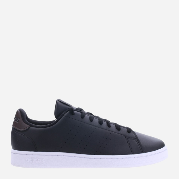 Tenisówki męskie z eko skóry adidas Advantage ID9630 44.5 Czarny/Biały (4066755704637) - obraz 1