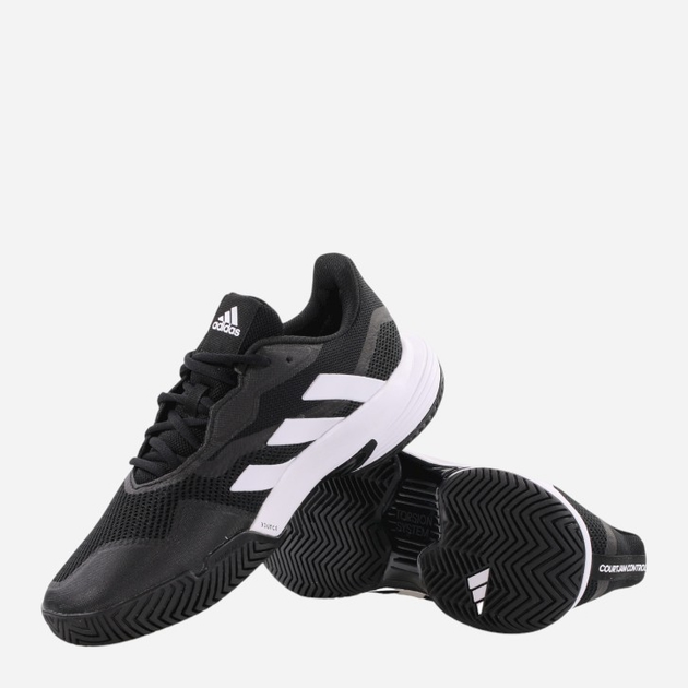 Buty sportowe męskie adidas CourtJam Control M GW2554 40 Czarne (4065418037655) - obraz 4