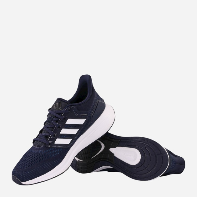 Чоловічі кросівки для бігу adidas EQ19 Run H00517 46 Темно-сині (4064047156805) - зображення 4