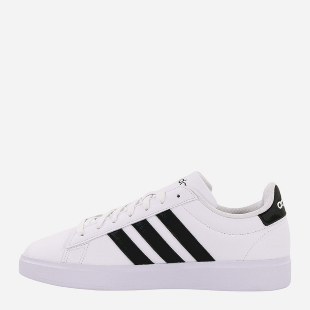 Tenisówki męskie z eko skóry adidas Grand Court 2.0 GW9195 43.5 Biały/Czarny (4065427721910) - obraz 2