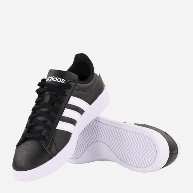 Sneakersy męskie adidas Grand Court 2.0 GW9196 47.5 Czarny/Mleczny (4065426233902) - obraz 4