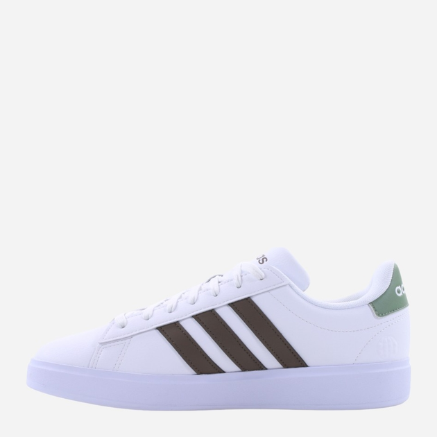 Tenisówki męskie z eko skóry adidas Grand Court 2.0 HP2536 42 Biały/Brązowy (4066746622308) - obraz 2