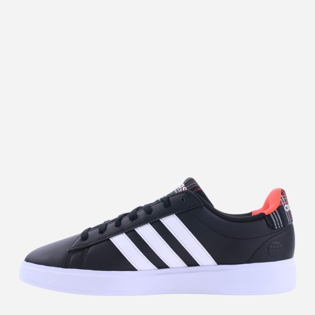 Tenisówki męskie z eko skóry adidas Grand Court 2.0 HQ1721 42 Czarny/Bezbarwny (4066748253951) - obraz 2