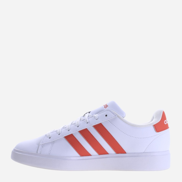 Чоловічі кеди низькі adidas Grand Court 2.0 ID2948 44.5 Білий/Помаранчевий (4066764253478) - зображення 2