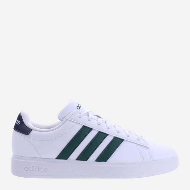 Чоловічі кеди низькі adidas Grand Court 2.0 ID4465 42.5 Білий/Темно-зелений (4066755584994) - зображення 1