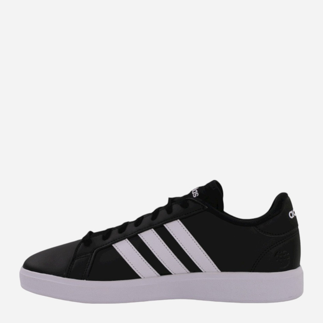 Tenisówki męskie z eko skóry adidas Grand Court Base 2.0 GW9251 40 Czarne (4065426717402) - obraz 2