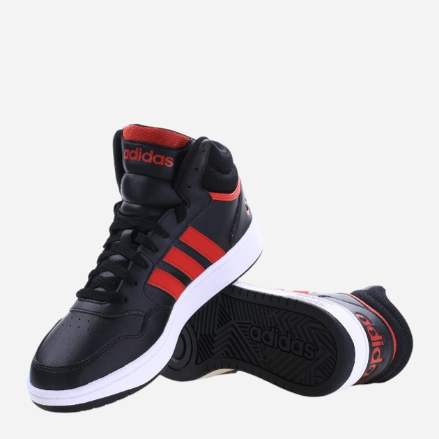 Sneakersy męskie za kostkę adidas Hoops 3.0 Mid ID9835 40 Czarne (4066745058498) - obraz 4