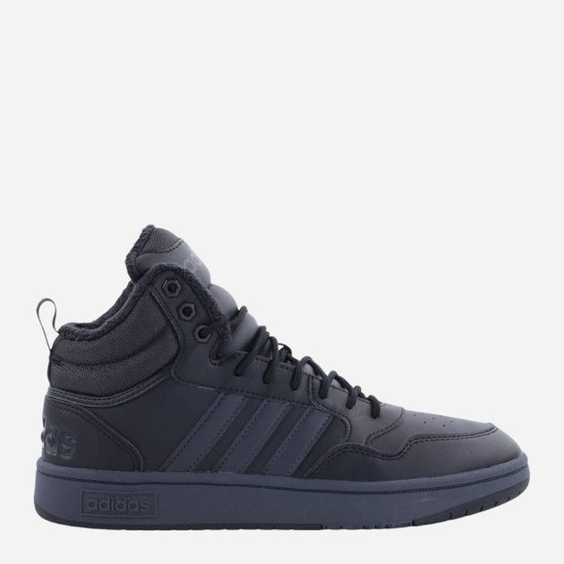 Zimowe sneakersy męskie za kostkę adidas Hoops 3.0 Mid WTR GW6421 46.5 Czarne (4065427821788) - obraz 1