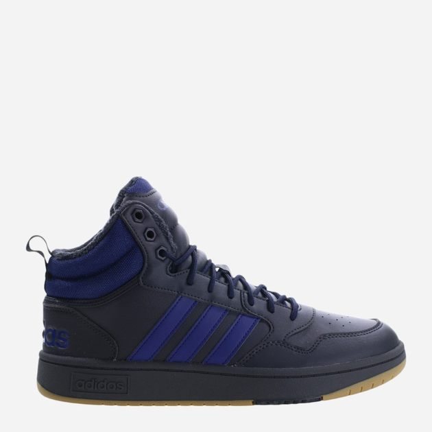 Чоловічі зимові снікери adidas Hoops 3.0 Mid WTR IF2635 40 Темно-сірі (4066756281182) - зображення 1