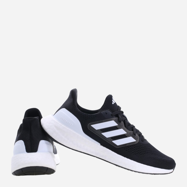 Buty do biegania męskie adidas Pureboost 23 IF2376 44.5 Czarne (4066756556235) - obraz 3
