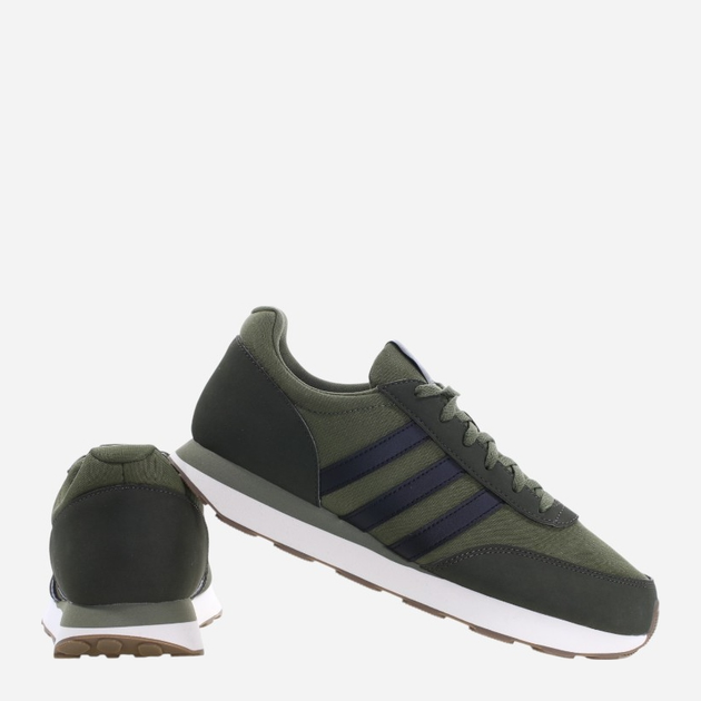 Buty sportowe męskie adidas Run 60s 3.0 IG1179 42.5 Zielone (4066764115332) - obraz 3