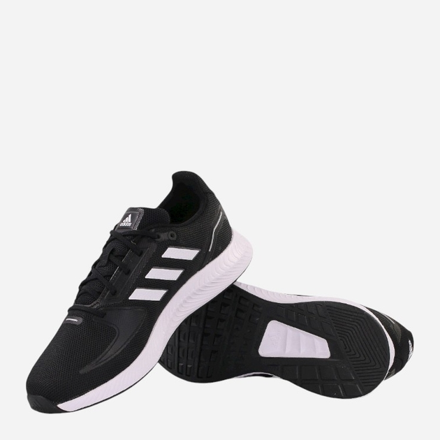 Buty do biegania męskie adidas Runfalcon 2.0 FY5943 40.5 Czarne (4064041452897) - obraz 4