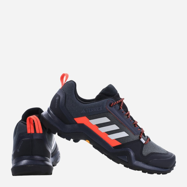 Buty trekkingowe męskie z membraną adidas Terrex AX3 Gore-tex IF4882 45.5 Szare (4066746295472) - obraz 3