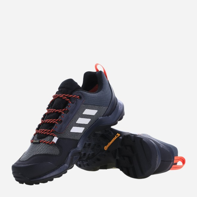 Buty trekkingowe męskie z membraną adidas Terrex AX3 Gore-tex IF4882 45.5 Szare (4066746295472) - obraz 4