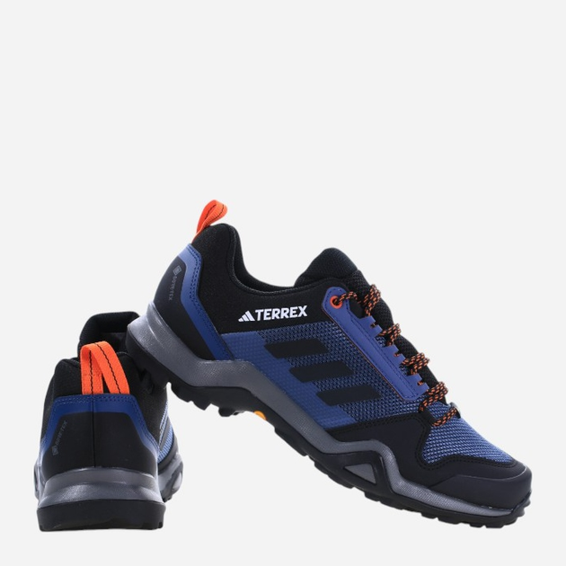 Чоловічі кросівки для трекінгу adidas Terrex AX3 Gore-tex IF4883 40 Чорні з темно-синім (4066752614120) - зображення 3