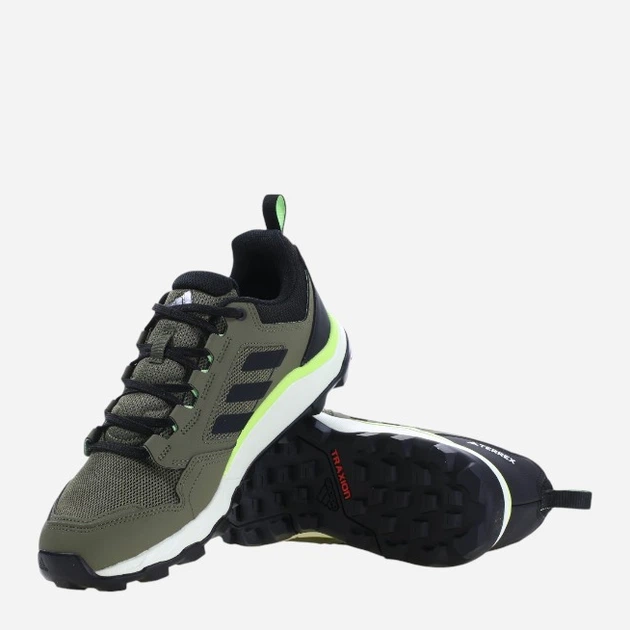 Buty do biegania męskie z membraną adidas Terrex Tracerocker IF0379 46.5 Zielone (4066765284433) - obraz 4