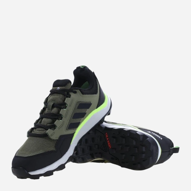 Buty do biegania męskie z membraną adidas Terrex Tracerocker IF0381 41.5 Khaki (4066765292209) - obraz 4