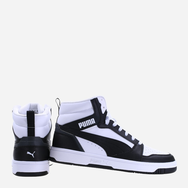 Чоловічі черевики Puma Rebound v6 392326-01 45 Чорний/Білий (4065454847843) - зображення 3