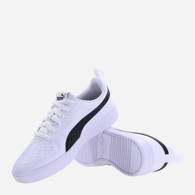 Sneakersy męskie Puma Rickie 387607-02 48.5 Biały/Czarny (4065449982290) - obraz 4