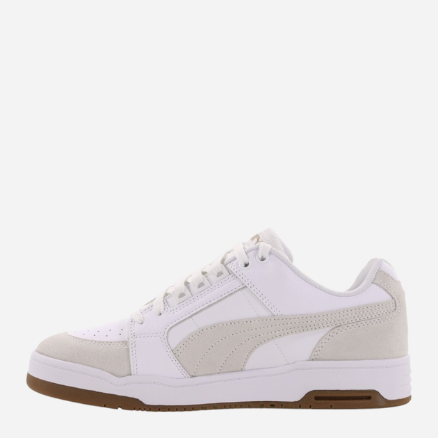 Tenisówki męskie skórzane Puma Slipstream Lo Suede 385694-01 40.5 Białe (4065449855235) - obraz 2