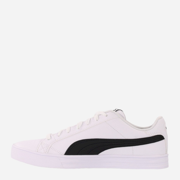 Tenisówki męskie z eko skóry Puma Smash Vulc V3 LO 380752-02 40.5 Biały/Czarny (4063699547542) - obraz 2