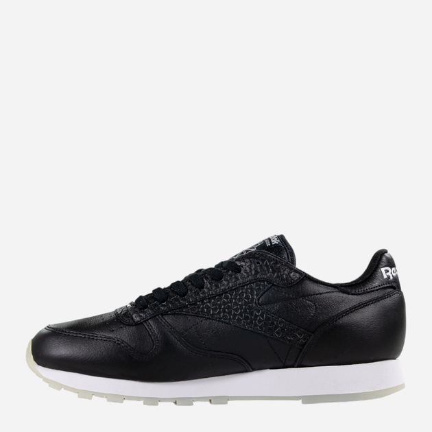 Buty sportowe męskie skórzane Reebok CL Leather Id BD2154 40.5 Czarne (4057287704615) - obraz 2