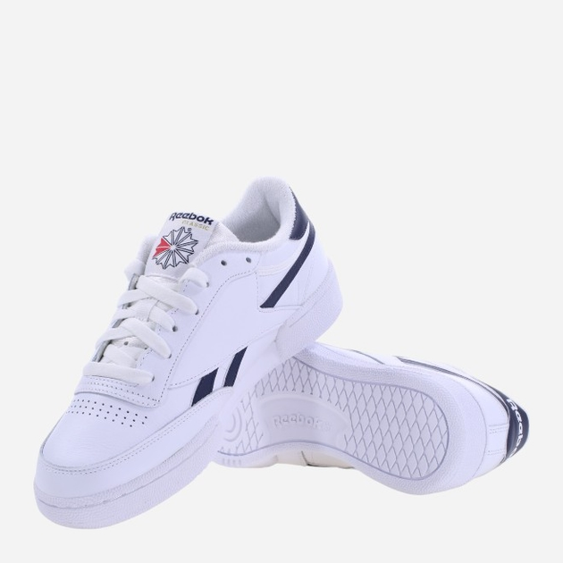 Sneakersy męskie do kostki Reebok Club C Revenge H04168 40.5 Biały/Ciemnoniebieski (4062064864000) - obraz 4