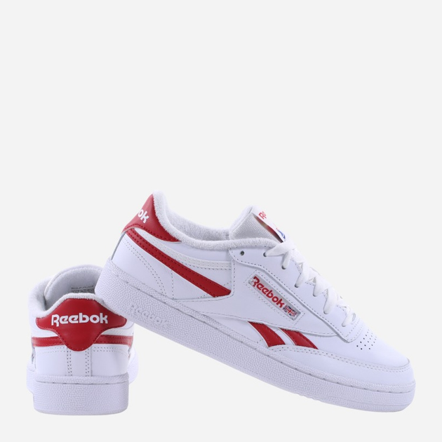 Sneakersy męskie do kostki Reebok Club C Revenge H04170 43 Biały/Czerwony (4062064860163) - obraz 3