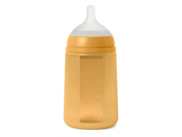 Пляшечка силіконова Colour Essence, Suavinex, 240 мл (мустард), 308069 - зображення 2