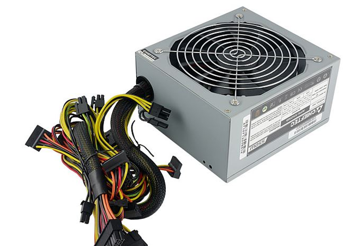 Блок питания 600 Вт Chieftec, 24+4+4 pin, питание видеокарты - 2x (6+2 ...