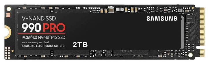 Накопитель SSD 2ТB Samsung 990 PRO M.2 2280 PCIe 4.0 x4 NVMe V-NAND MLC (MZ-V9P2T0BW) - изображение 1