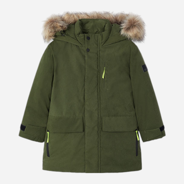 Kurtka parka chłopięca Mayoral 4.468-63 104 cm Oliwkowa (8445865464093) - obraz 1