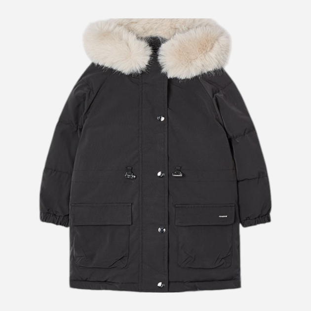 Kurtka parka chłopięca Mayoral 4.493-70 110 cm Czarna (8445865470421) - obraz 1