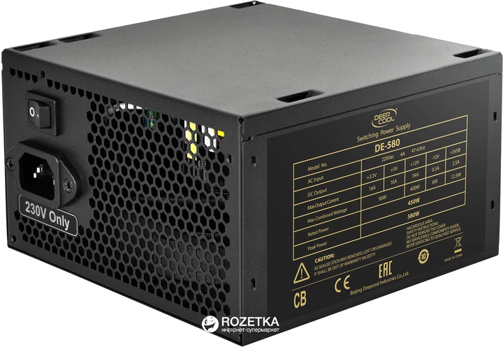 Блок питания DeepCool Explorer 580W (DE580) – фото, отзывы