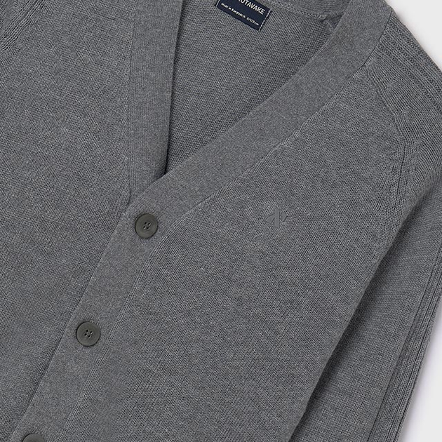 Sweter rozpinany chłopięcy Mayoral 7.394-88 128 cm Szary (8445865506793) - obraz 3