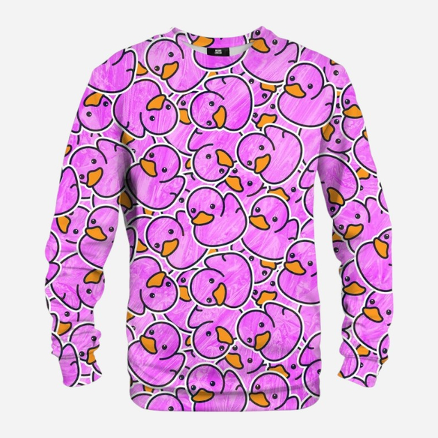 Bluza bez kaptura męska Mr. Gugu & Miss Go Pink Rubber Duck S-Pc2187 3XL Różowa (5903845203597) - obraz 1