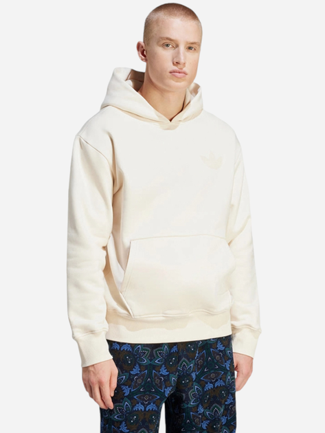 Bluza męska z kapturem Adidas Premium Graphic Hoodie "Wonder White" IV9696 S Beżowa (4067886965522) - obraz 1