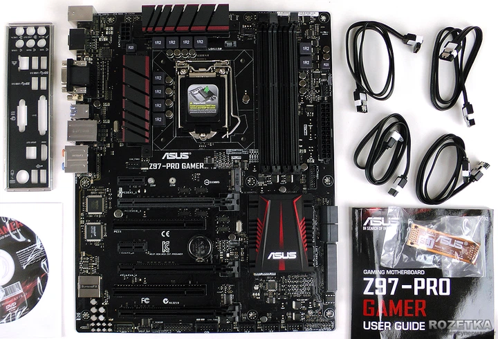 Материнская плата Asus Z97-Pro Gamer (s1150, Intel Z97, PCI-Ex16