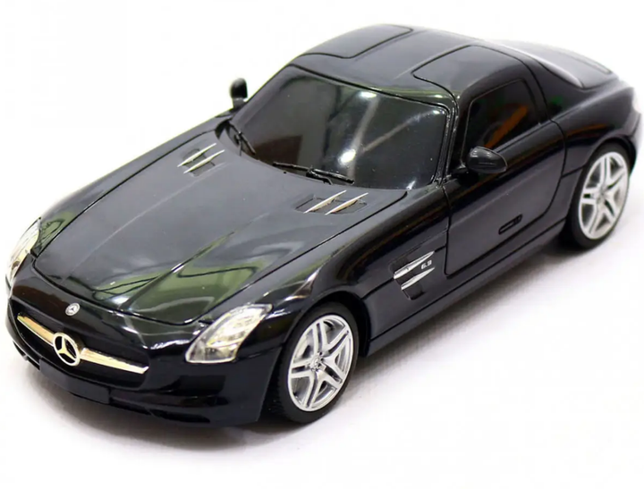 Аккумуляторная Машина Mercedes-Benz SLS AR-2324 на радиоуправлении USBзарядное, 1:24 Черная - изображение 3