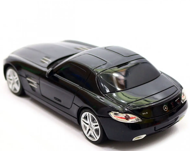 Аккумуляторная Машина Mercedes-Benz SLS AR-2324 на радиоуправлении USBзарядное, 1:24 Черная - изображение 4