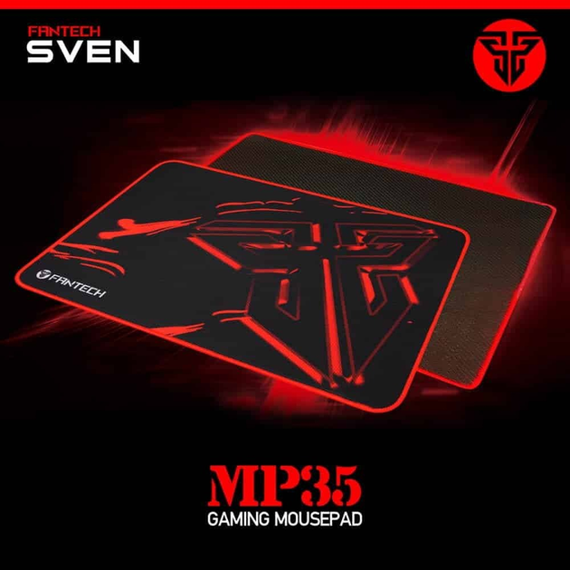 Коврик для мышки Fantech Sven MP35 (350x250x4mm) Черный - изображение 2