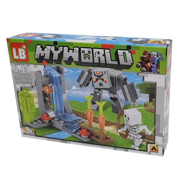 Дитячий конструктор Minecraft 4в1 My World LB-1110 Великі монстри